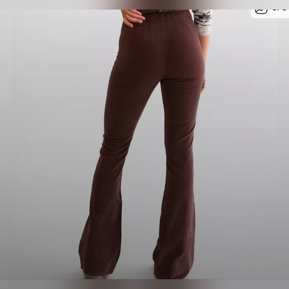Free People corduroy flares buckle - 26 - Picture 3 of 5
